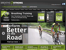 Tablet Screenshot of breathestrong.com